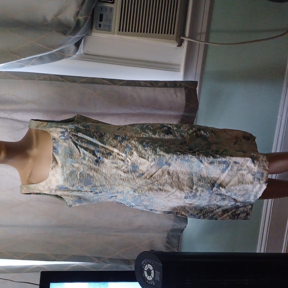 Nipon boutique 14 dress blue green